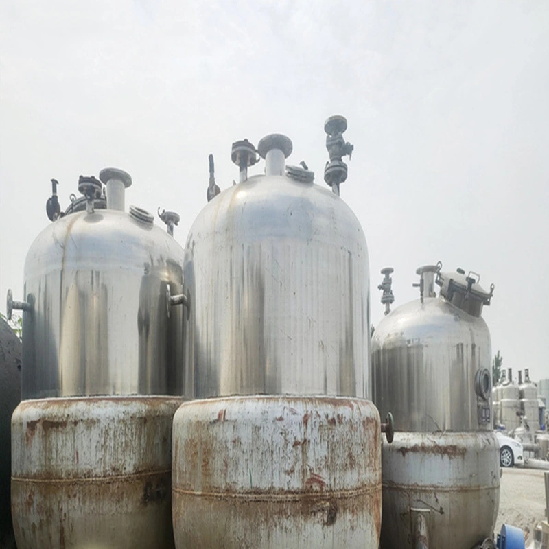 Used Explosion-Proof Reaction Kettle Electric Heating Homogeneous Emulsification Vacuum Fermentation Tank