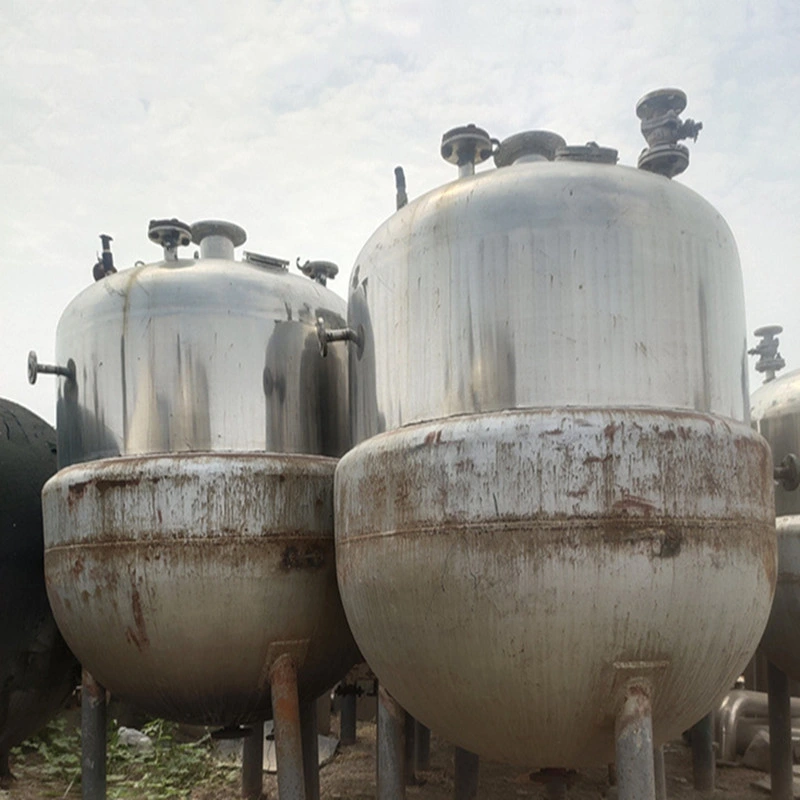 Used Explosion-Proof Reaction Kettle Electric Heating Homogeneous Emulsification Vacuum Fermentation Tank